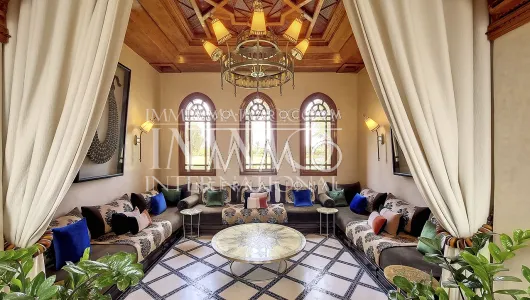 acheter maison Marocain luxueuses Marrakech Extérieur Route Sidi Abdellah Ghiat