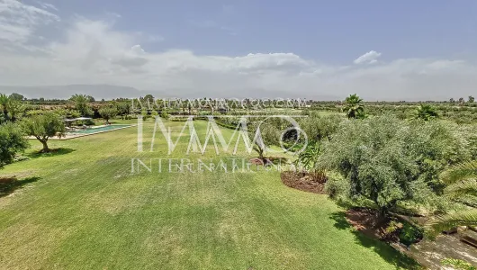 villa vente Marocain luxe Marrakech Extérieur Route Sidi Abdellah Ghiat