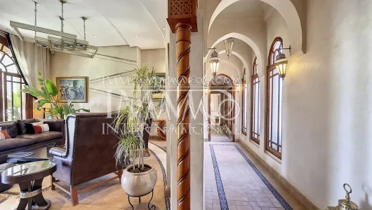 villa vente Marocain luxe Marrakech Extérieur Route Sidi Abdellah Ghiat