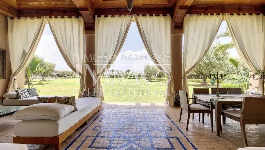 Vente villa Marocain immobilier de luxe marrakech Marrakech Extérieur Route Sidi Abdellah Ghiat