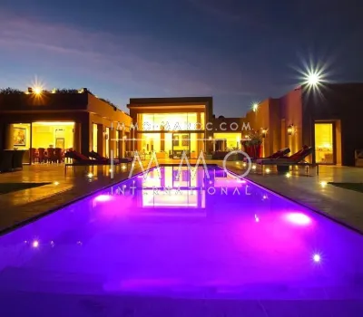 Achat villa Contemporain prestige a vendre Marrakech Extérieur Route Amizmiz