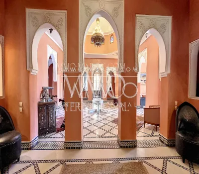villa vente Marocain de prestige Marrakech Extérieur Route Fes