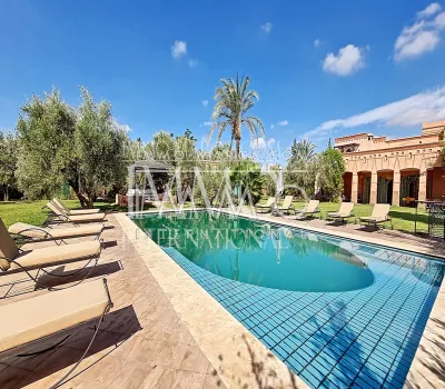 Vente maison Marocain de prestige Marrakech Extérieur Route Fes