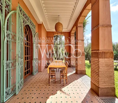 villa vente Marocain Marrakech Extérieur Route Fes