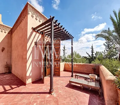 Vente villa Marocain luxe Marrakech Extérieur Route Fes