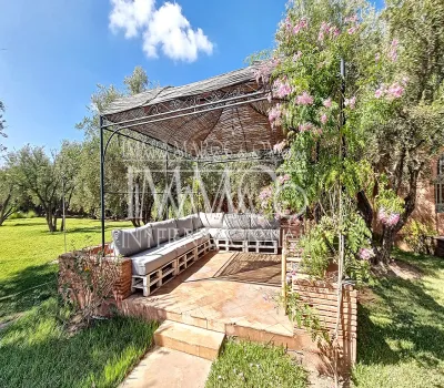 villa vente Marocain prestige a vendre Marrakech Extérieur Route Fes