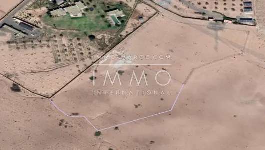 Vente terrain Terrain villa Marrakech Extérieur Route Amizmiz