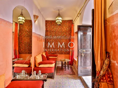 Vente riad Maison d'hôtes Marrakech moins de 10 minutes de la place Riad Laarous
