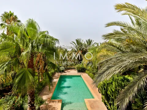 Vente villa Marocain haut de gamme Marrakech Palmeraie