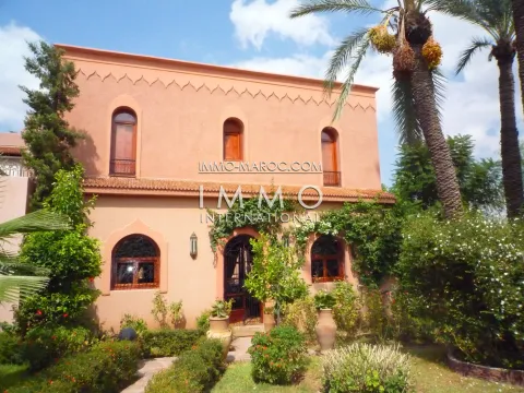 Villa à vendre Marocain Marrakech Palmeraie