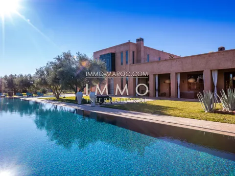 Achat villa Contemporain luxe Marrakech Palmeraie