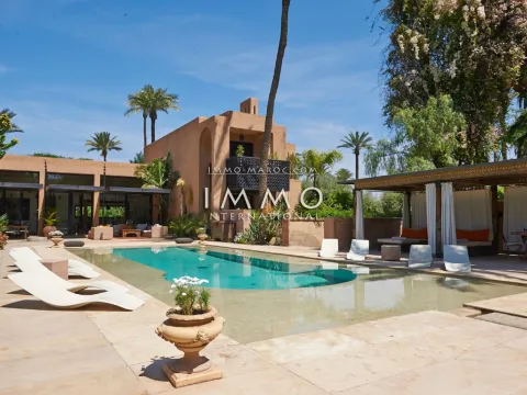 Vente villa Marocain Marrakech Palmeraie Circuit Palmeraie