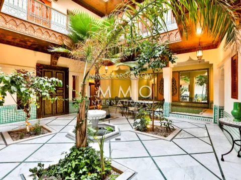 achat riad Marocain Marrakech Place Jamaa El Fna Riad Zitoun