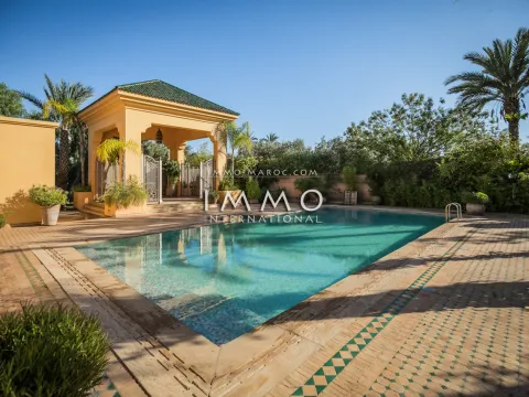 Vente maison Marocain agence immobiliere de luxe marrakech Marrakech Golfs Amelkis