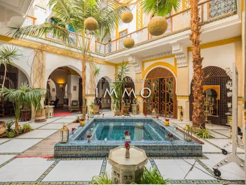 riad vente prestige a vendre Maison d'hôtes Marrakech