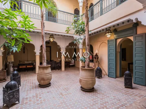 Vente riad Marocain épuré Marrakech