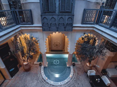 riad vente Marocain épuré luxueuses Marrakech