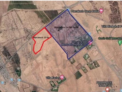 Terrain à vendre Terrain villa Marrakech Palmeraie Palmariva – Dar tounsi